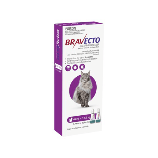 Bravecto Spot On Cat 12.5kg (purple)