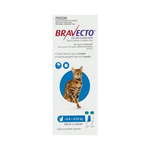 Bravecto Spot On Cat 6.25kg (blue)